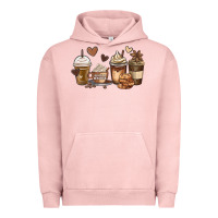 Pigment Salmon melanin afro coffee cups Urban Hoodie - MaliasSmallBusiness
