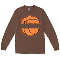 Chestnut custom basketball Long Sleeve Tee - MaliasSmallBusiness