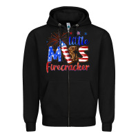 Black little miss firecracker billie wilder Zipper Hoodie - texasbilliewilder