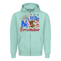 Seafoam little miss firecracker billie wilder Zipper Hoodie - texasbilliewilder