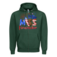 Sports Green little miss firecracker billie wilder Zipper Hoodie - texasbilliewilder