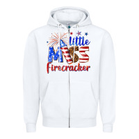 White little miss firecracker billie wilder Zipper Hoodie - texasbilliewilder
