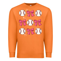 Carrot baseball coquette bow Premium Sweatshirt - JahusDesignShop