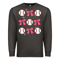 Smoke baseball coquette bow Premium Sweatshirt - JahusDesignShop