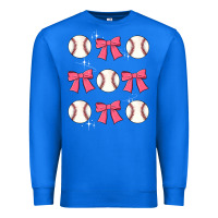 True Royal baseball coquette bow Premium Sweatshirt - JahusDesignShop