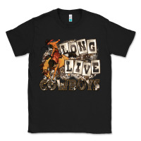 Black long live cowboys Classic Tee - Zillion Design Studio