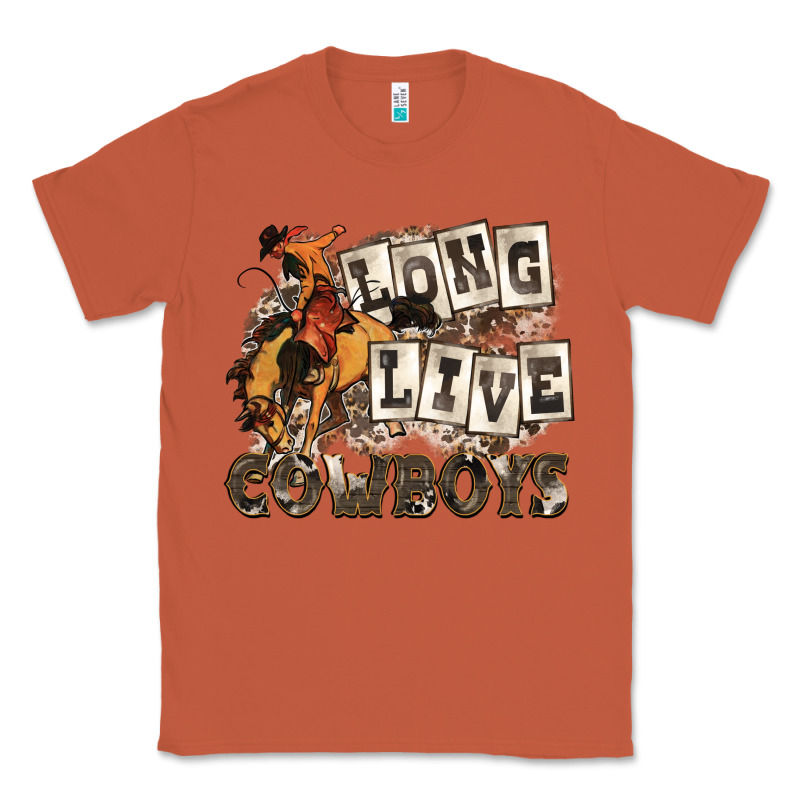 Long Live Cowboys Classic Tee by Zillion Design Studio | Teevron