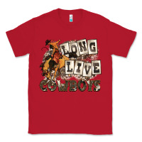 Red long live cowboys Classic Tee - Zillion Design Studio
