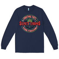 Navy Christmas swiftmas Long Sleeve Tee - MaliasSmallBusiness