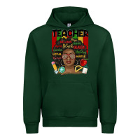 Forest Green black woman teacher Urban Hoodie - MaliasSmallBusiness