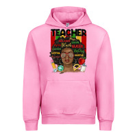 Fuchsia Pink black woman teacher Urban Hoodie - MaliasSmallBusiness