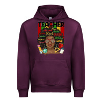 Mauve Wine black woman teacher Urban Hoodie - MaliasSmallBusiness