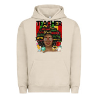 Pigment French Oak black woman teacher Urban Hoodie - MaliasSmallBusiness