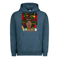 Pigment Midnight Navy black woman teacher Urban Hoodie - MaliasSmallBusiness
