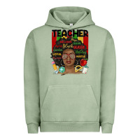 Pigment Oil Green black woman teacher Urban Hoodie - MaliasSmallBusiness