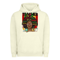 Pigment Pistachio black woman teacher Urban Hoodie - MaliasSmallBusiness