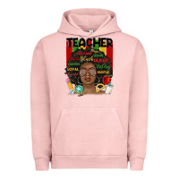 Pigment Salmon black woman teacher Urban Hoodie - MaliasSmallBusiness