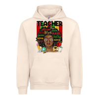 Black Woman Teacher Urban Hoodie | Teevron