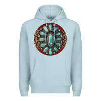 Blue Mist turquoise gemstone christmas ornament Premium Hoodie - Jasminsmagicworld