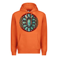 Carrot turquoise gemstone christmas ornament Premium Hoodie - Jasminsmagicworld