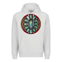 Turquoise Gemstone Christmas Ornament Premium Hoodie | Teevron