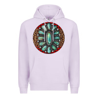 Lilac turquoise gemstone christmas ornament Premium Hoodie - Jasminsmagicworld