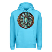 Ocean Blue turquoise gemstone christmas ornament Premium Hoodie - Jasminsmagicworld