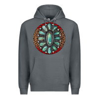 Rock turquoise gemstone christmas ornament Premium Hoodie - Jasminsmagicworld