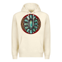 Sandshell turquoise gemstone christmas ornament Premium Hoodie - Jasminsmagicworld