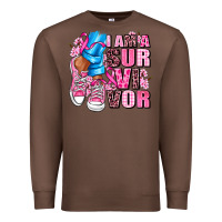 Chestnut i am a survivor Premium Sweatshirt - AdoDesignShop