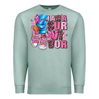 Seafoam i am a survivor Premium Sweatshirt - AdoDesignShop