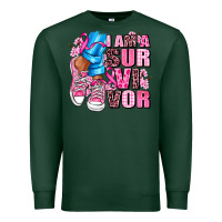 Sports Green i am a survivor Premium Sweatshirt - AdoDesignShop