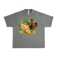 Tornado st patricks day farm chicken rooster chick  shamrock gold Urban Heavy Tee - Artiststas