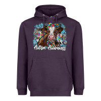 Plum autism awareness 2 Heavyweight Hoodie - SublimationCraftShop
