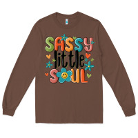 Chestnut sassy little soul smiley Long Sleeve Tee - MaliasSmallBusiness