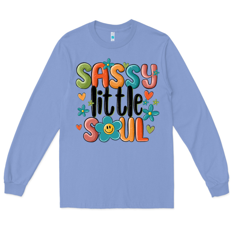 Sassy Little Soul Smiley Long Sleeve Tee by MaliasSmallBusiness | Teevron