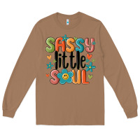 Toasted Coconut sassy little soul smiley Long Sleeve Tee - MaliasSmallBusiness