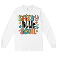 White sassy little soul smiley Long Sleeve Tee - MaliasSmallBusiness