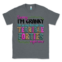 Charcoal Heather sorry im cranky im going through my terrible forti Classic Tee - texasbilliewilder