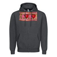 Smoke Valentine's Day Xoxo Zipper Hoodie - RanaPortraitStore