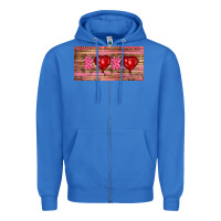True Royal Valentine's Day Xoxo Zipper Hoodie - RanaPortraitStore
