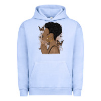 Pigment Grape Ice black woman praying Urban Hoodie - MaliasSmallBusiness
