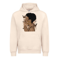 Sandshell black woman praying Urban Hoodie - MaliasSmallBusiness