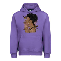 Tulip black woman praying Urban Hoodie - MaliasSmallBusiness