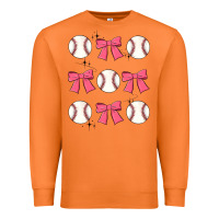 Carrot baseball coquette bow Premium Sweatshirt - JahusDesignShop