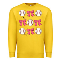 Lemon baseball coquette bow Premium Sweatshirt - JahusDesignShop