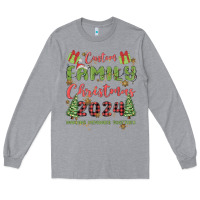 Heather Grey custom family christmas 2024 marking memories toge Long Sleeve Tee - MaliasSmallBusiness