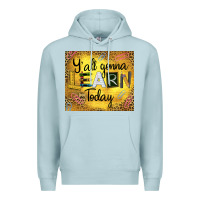 Blue Mist Western Y'all Gonna Learn Today Premium Hoodie - LillyAllenDesigns