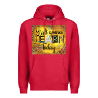 Cardinal Western Y'all Gonna Learn Today Premium Hoodie - LillyAllenDesigns