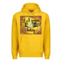 Lemon Western Y'all Gonna Learn Today Premium Hoodie - LillyAllenDesigns